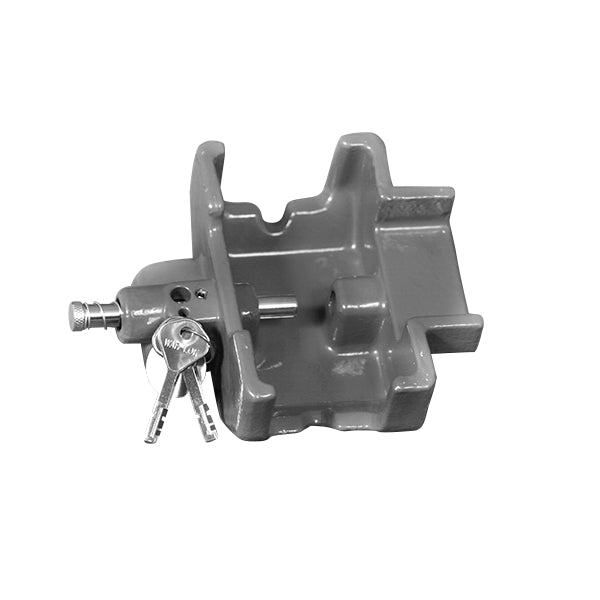 intermodal barrier container lock bottom view