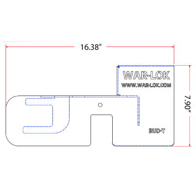 tailer Todco Roll up door lock latch dimensions
