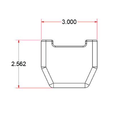trailer door lock dimensions