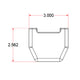 trailer door lock dimensions