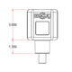 utility trailer door lock dimensions